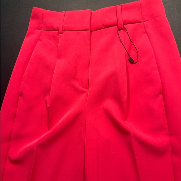 EXPRESS Editor high waist ankle pants in gorgeous Hot Pink. - Picture 1 of 3